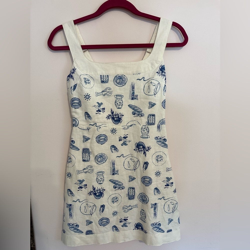 Linen Printed Dress